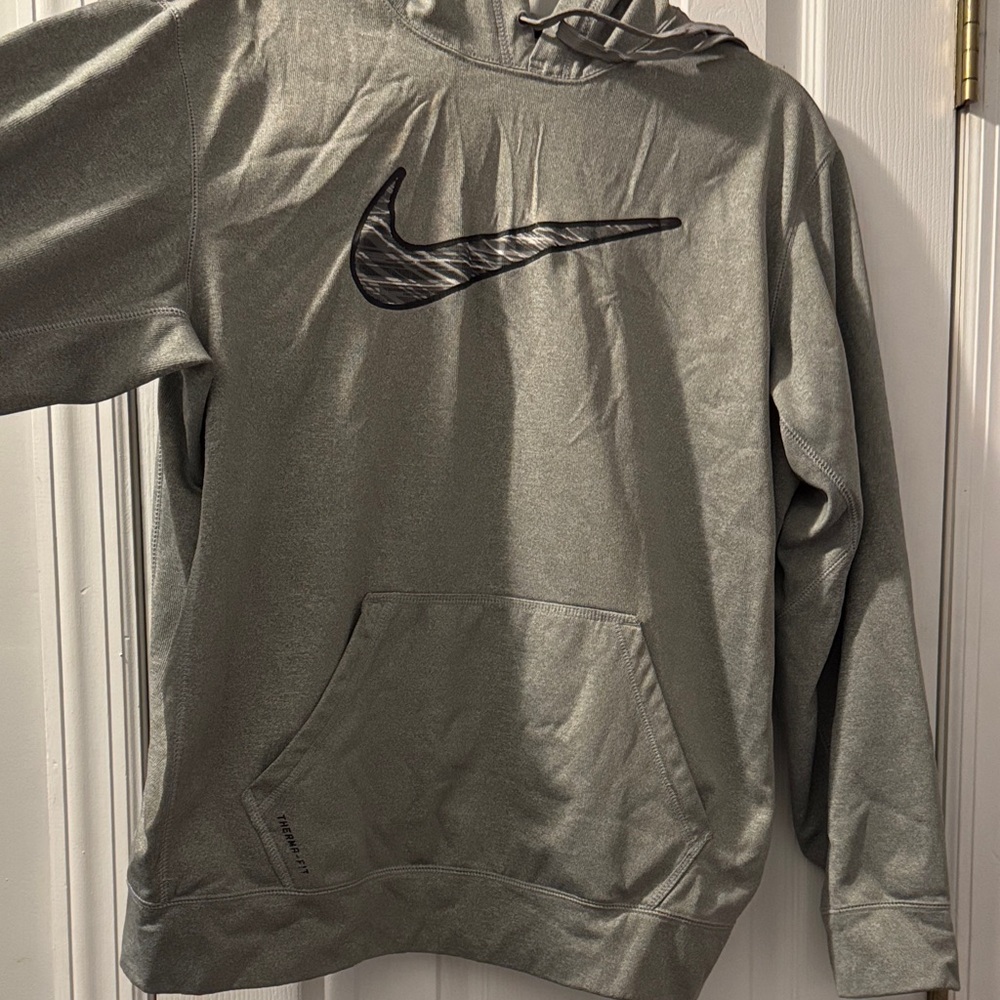 Nike Men's Charcoal Hoodie
